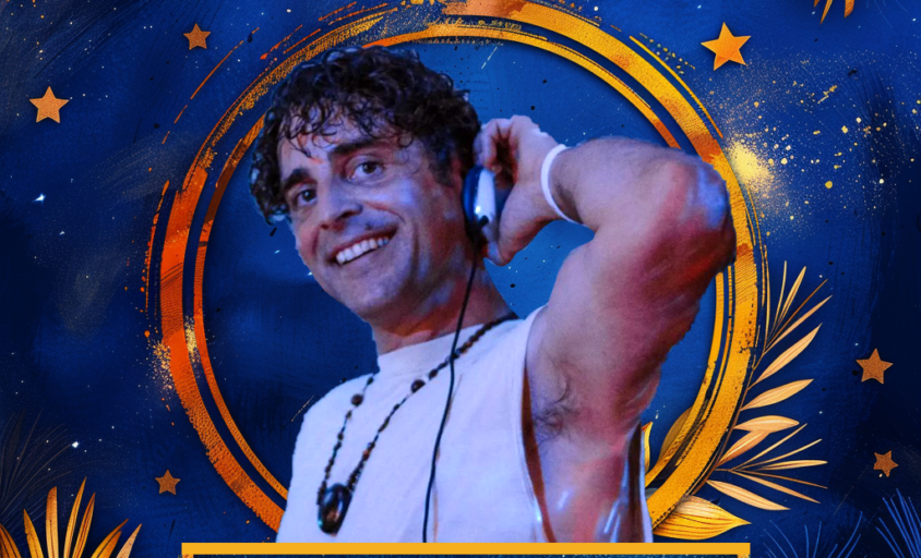 DJ Yarun Dee en performance live au Lez’Art Festival, mixant des rythmes envoûtants pour une danse extatique inoubliable
