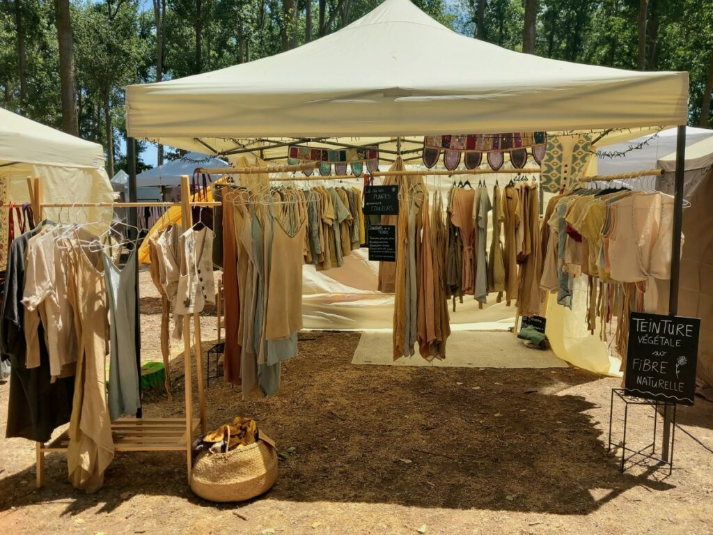 YAVAMA vêtements fibres naturelles teints aux plantes - Festival de Danse Ecstatic Lez'Arts